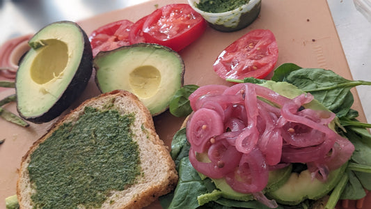 Pickled Rose' Red Onions