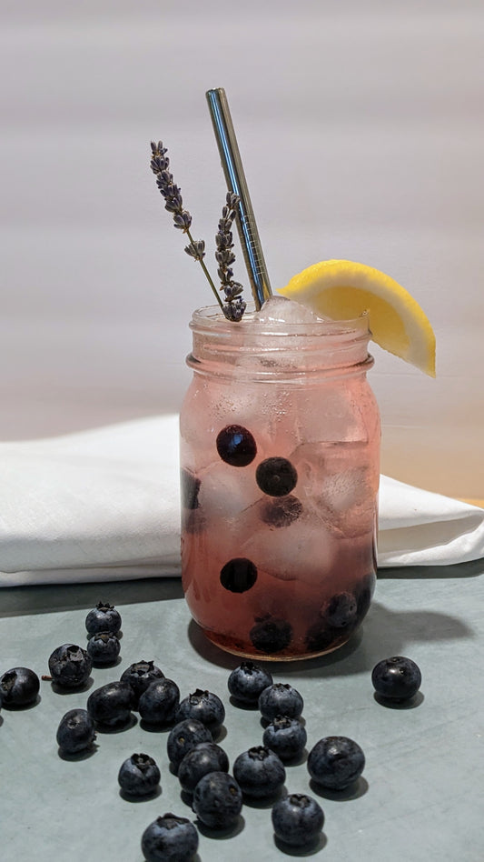 Blueberry Lavender Collins