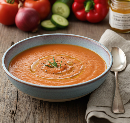Rosemary and Lemon-Kissed Gazpacho