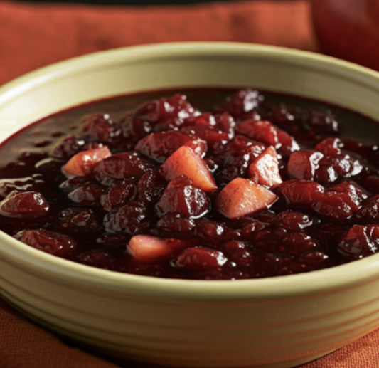 CHUNKY MERLOT-CRANBERRY SAUCE