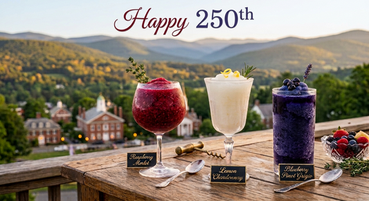 Happy 250th -- A Wine Slushy Trilogy