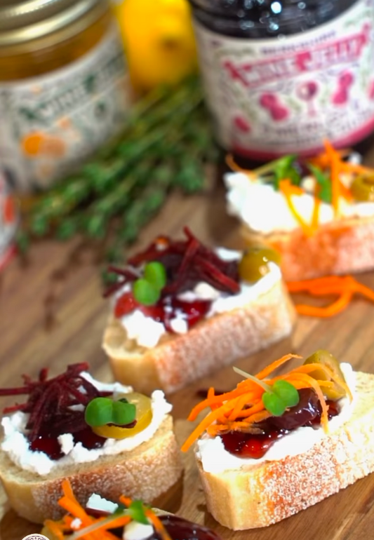 Merlot Crostini Bites -- Quick and EZ Ready in Minutes