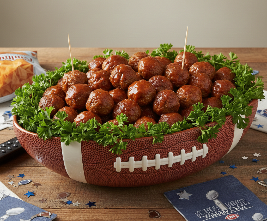 SUPER EASY COCKTAIL MEATBALLS