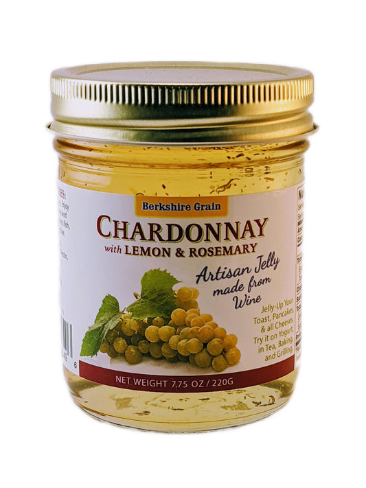 Chardonnay with Lemon & Rosemary Wine Jelly