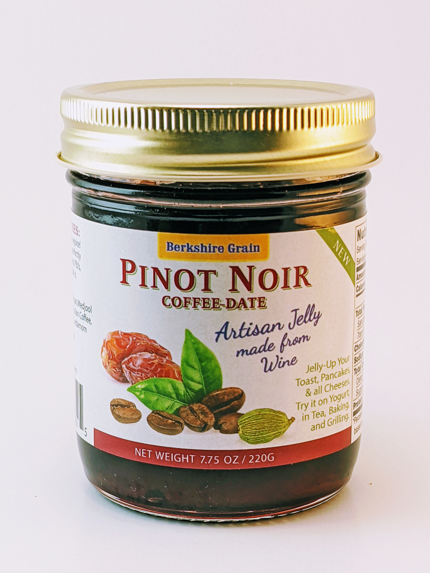 Pinot Noir with Coffee and Date Wine Jelly
